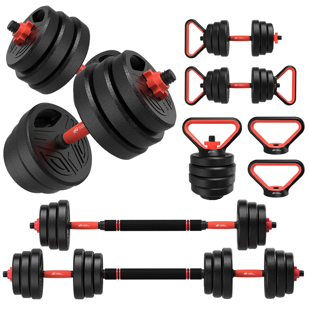 3-in-1 Dumbbells Set 20 kg Adjustable Dumbbells
