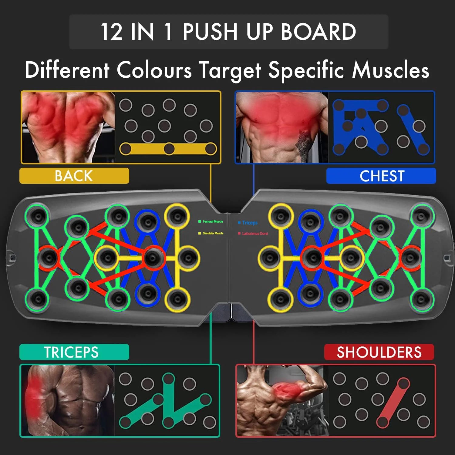 Household Multifunctional Push Up Training Board