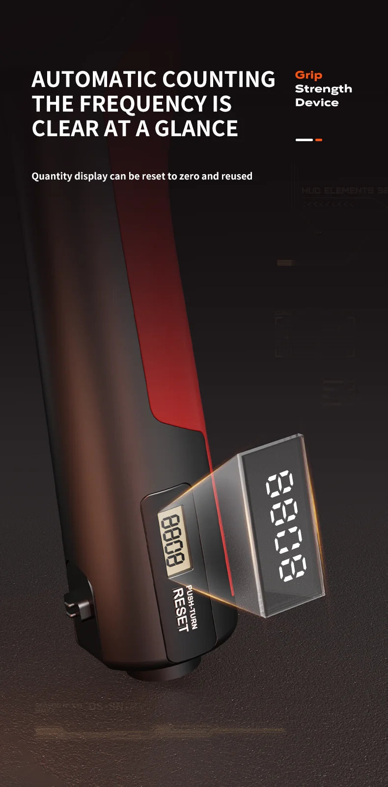 Grip Strengthener Gym Training Hand Exerciser Adjustable 5-100KG