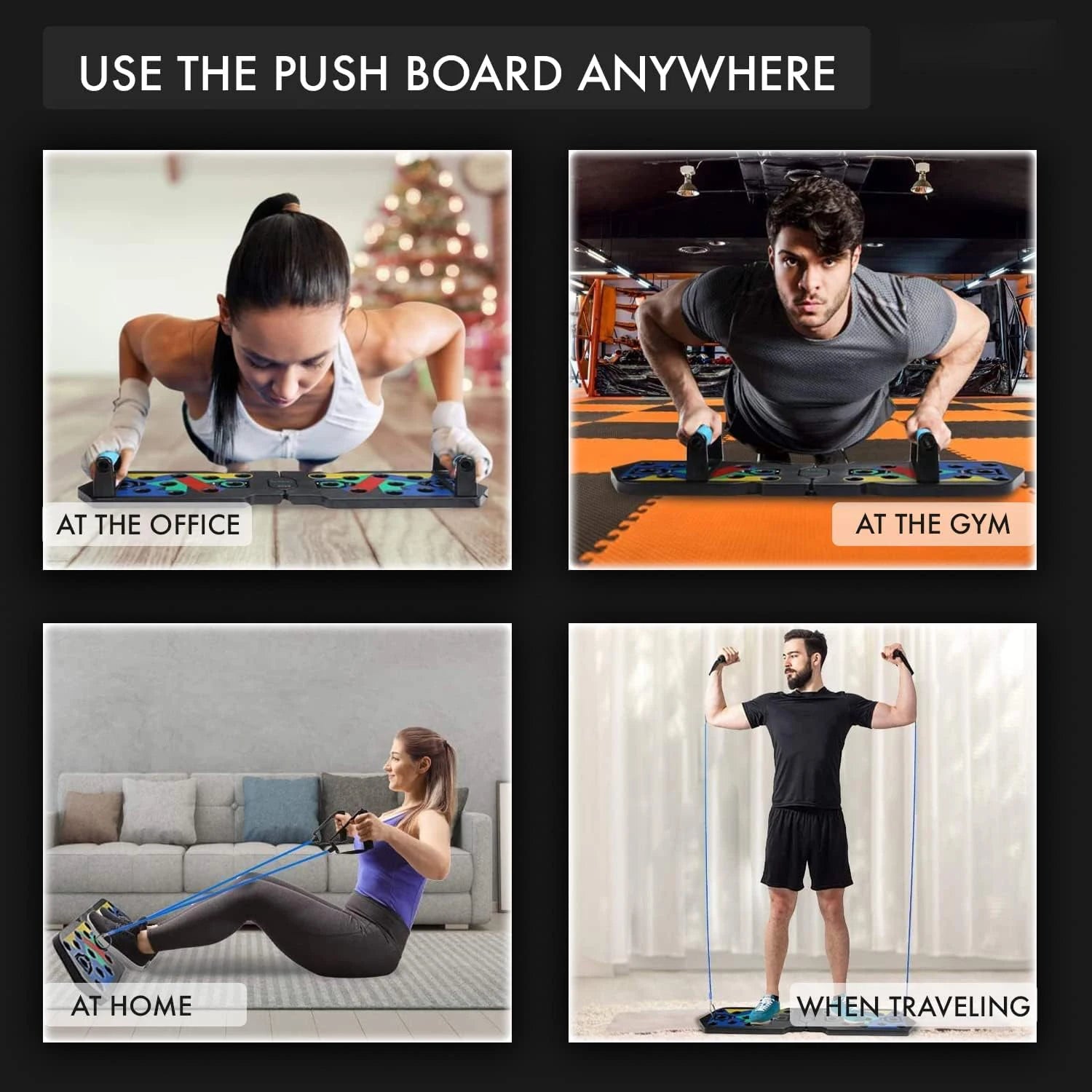 Household Multifunctional Push Up Training Board
