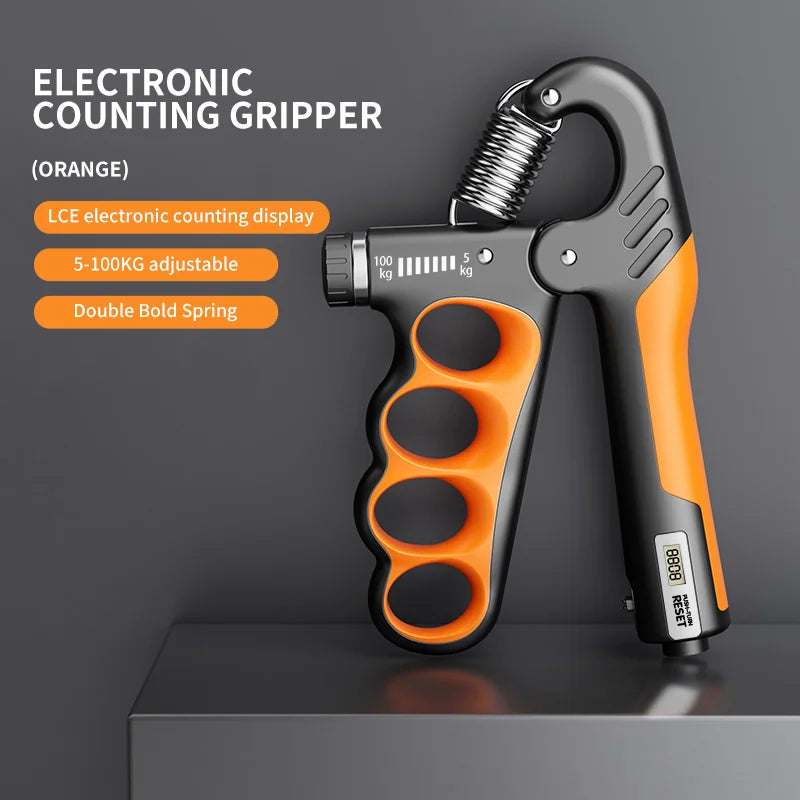 Grip Strengthener Gym Training Hand Exerciser Adjustable 5-100KG