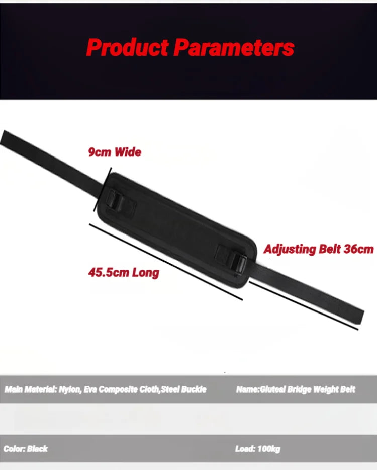 Dumbbell Exercise Belt Hip Thrust Weight-Bearing